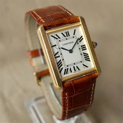 cartier tank for man|cartier tank solo large men's.